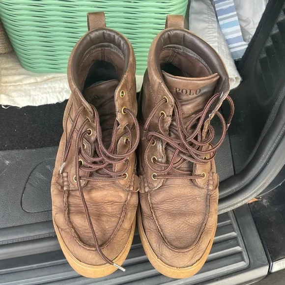 Polo Ralph Lauren | Shoes | Polo By Ralph Lauren Tan Leather  display picture 1
